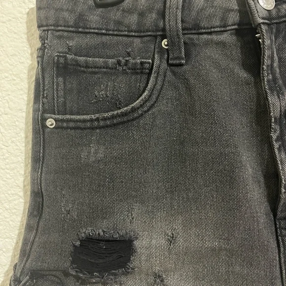 Wild Fable Black Distressed Jean Shorts - Picture 4 of 6